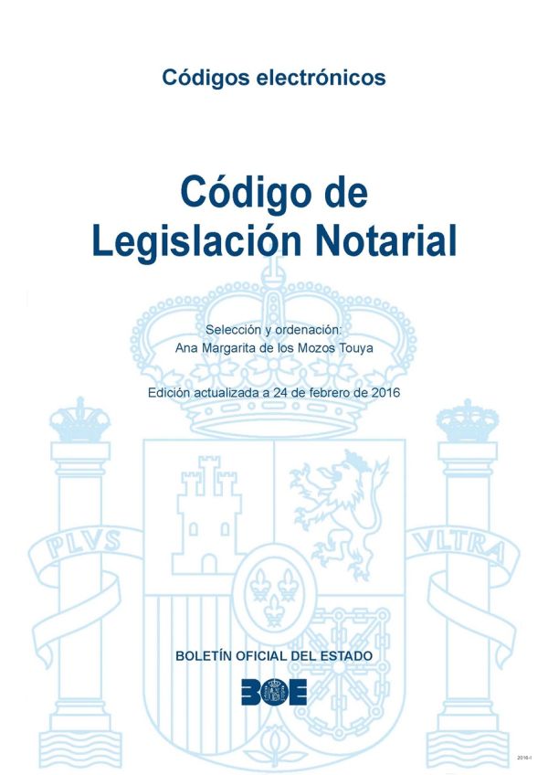 Código de legislación notarial