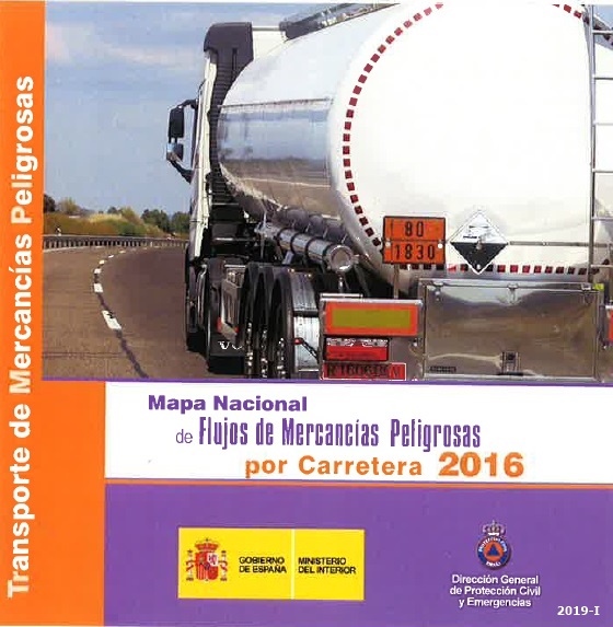 Mapa nacional de flujos de mercancías peligrosas por carretera 2016
