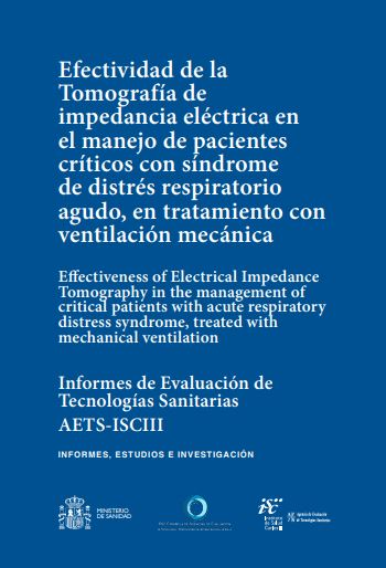 Efectividad de la tomografía de impedancia eléctrica en el manejo de pacientes críticos con síndrome de distrés respiratorio agudo, en tratamiento con ventilación mecánica