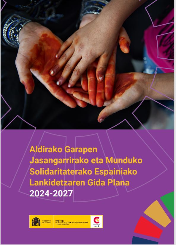 Aldirako garapen jasangarrirako eta munduko solidaritaterako espainiako lankidetzaren gida plana 2024-2027