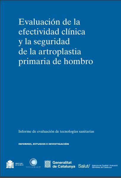 Evaluación de la efectividad clínica y la seguridad de la artroplastia primaria de hombro
