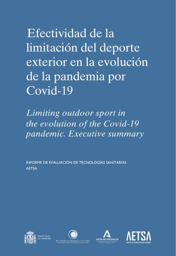 Efectividad de la limitación del deporte exterior en la evolución de la pandemia por Covid-19