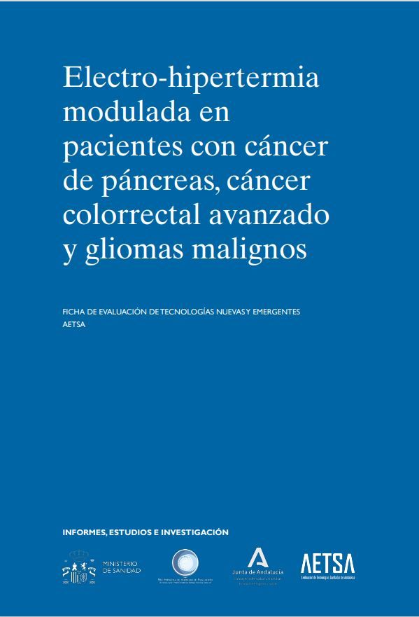 Electro-hipertermia modulada en pacientes con cáncer de páncreas, cáncer colorrectal avanzado y gliomas malignos