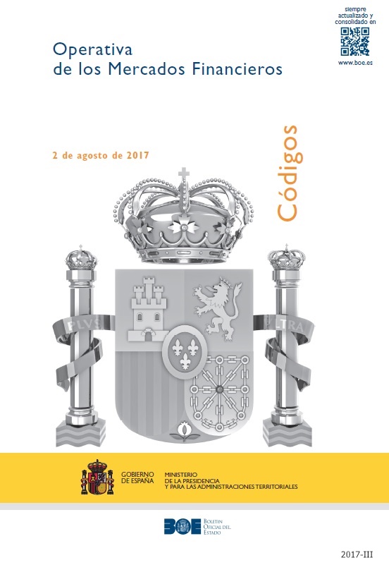 Código de la operativa de los mercados financieros