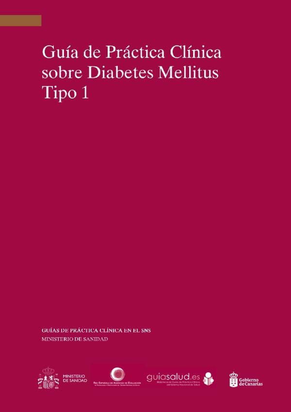 Guía de práctica clínica sobre Diabetes Mellitus Tipo 1