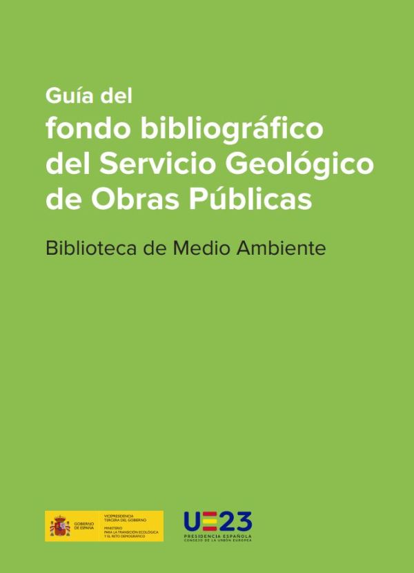 Guía del fondo bibliográfico del servicio geológico de obras públicas
