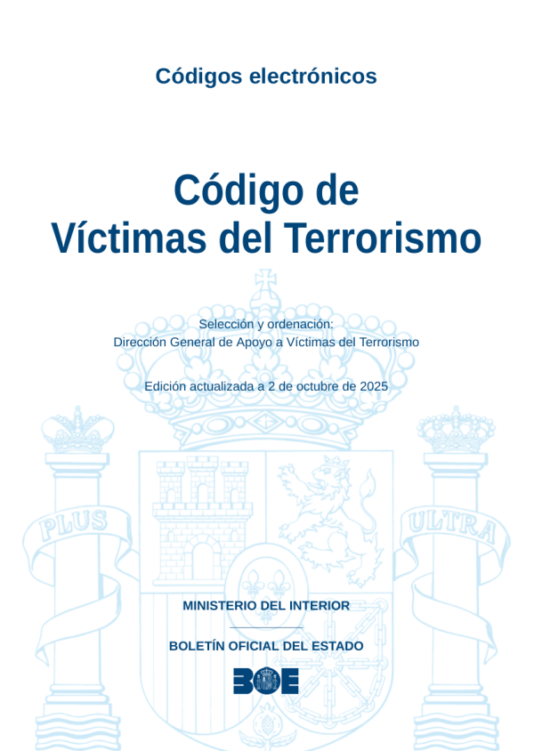 Código de víctimas del terrorismo
