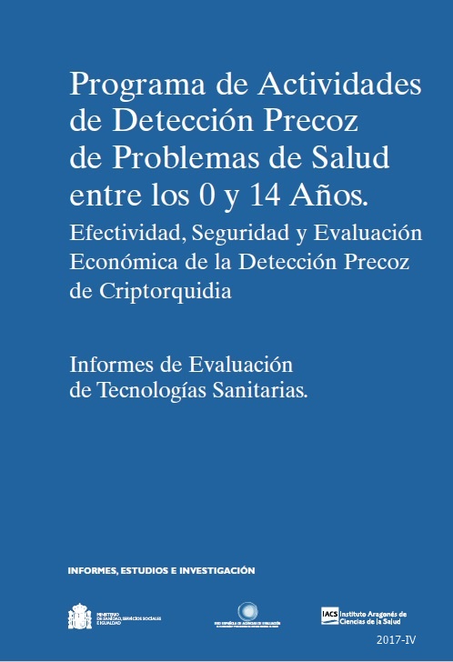 Programa de actividades de detección precoz de problemas de salud entre los 0 y 14 años