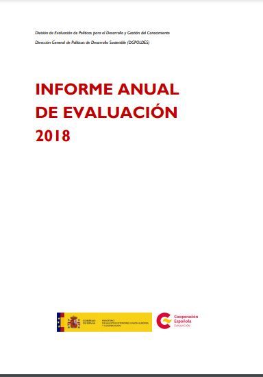 Informe anual de evaluación 2018