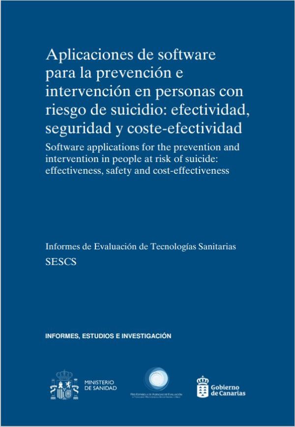 Aplicaciones de software para la prevención e intervención en personas con riesgo de suicidio
