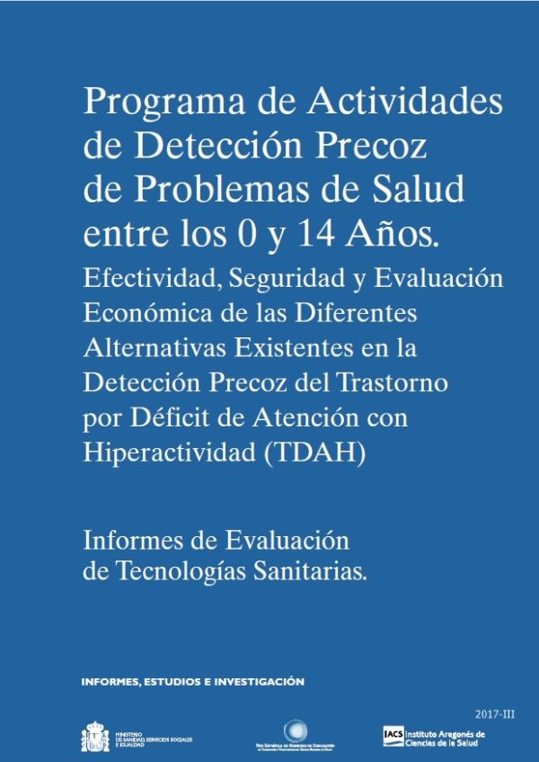 Programa de actividades de detección precoz de problemas de salud entre los 0 y 14 años