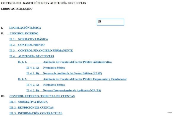 Control del gasto público y auditoría de cuentas