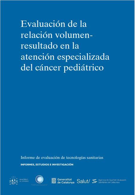 Evaluación de la relación volumen-resultado en la atención especializada del cáncer pediátrico