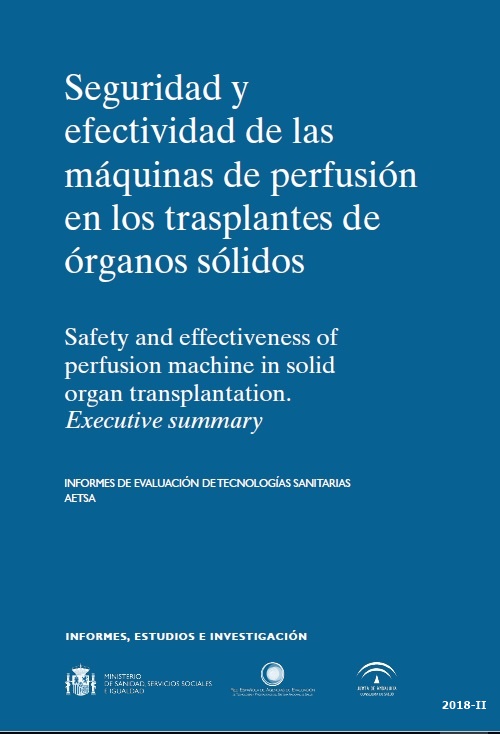 Seguridad y efectividad de las máquinas de perfusión en los trasplantes de órganos sólidos