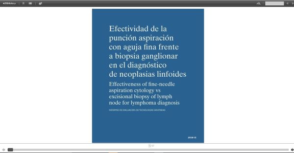 Efectividad de la punción aspiración con aguja fina frente a biopsia ganglionar en el diagnóstico de neoplasias linfoides