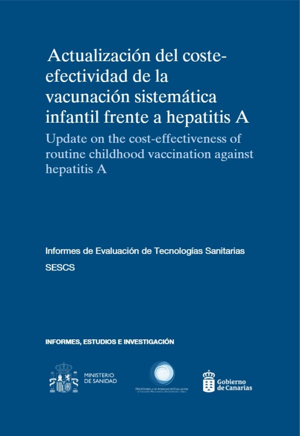 Actualización del coste-efectividad de la vacunación sistemática infantil frente a hepatitis A