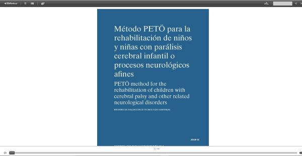 Método Petö para la rehabilitación de niños y niñas con parálisis cerebral infantil o procesos neurológicos afines