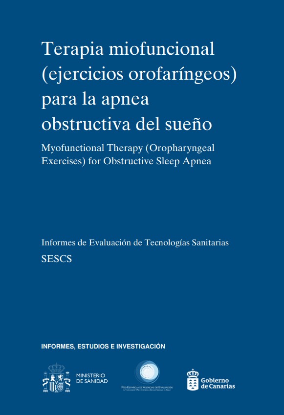 Terapia miofuncional (ejercicios orofaríngeos) para la apnea obstructiva del sueño