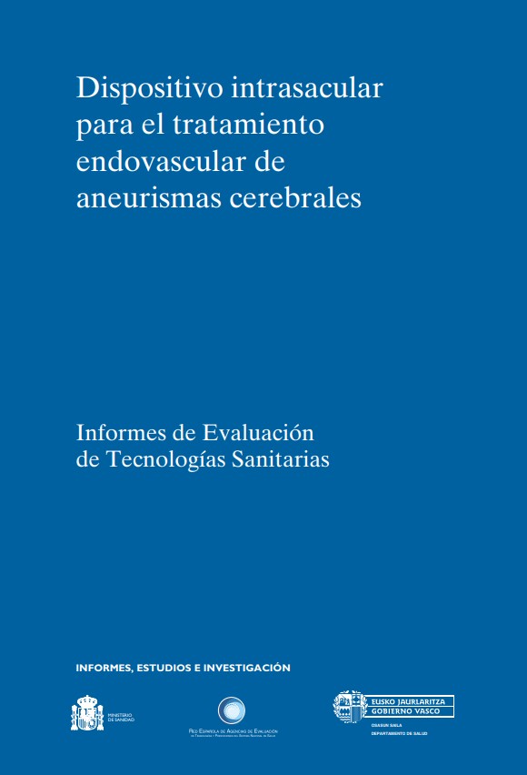 Dispositivo intrasacular para el tratamiento endovascular de aneurismas cerebrales