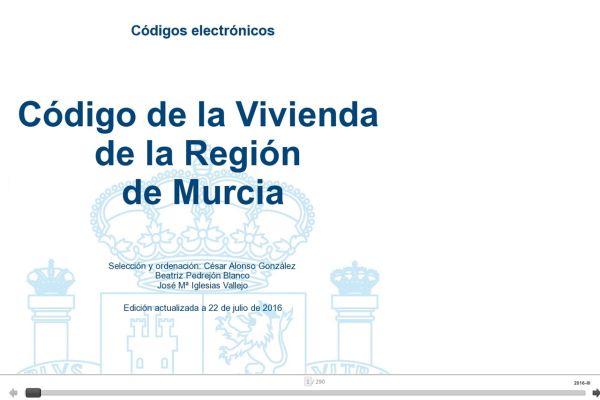 Código de la vivienda de la Región de Murcia