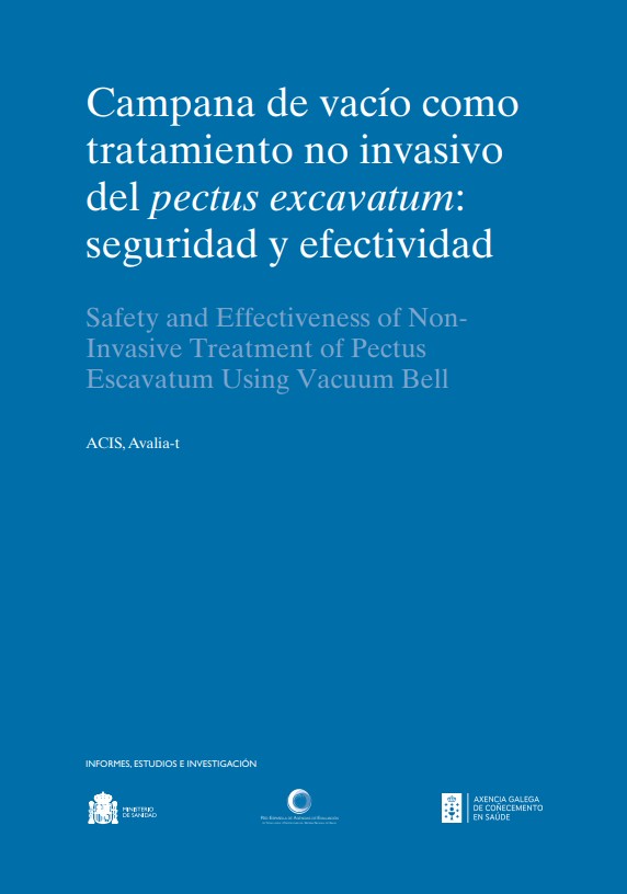 Campana de vacío como tratamiento no invasivo del pectus excavatum