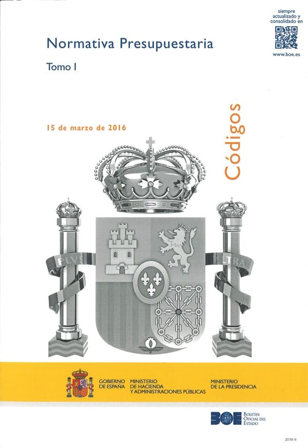 Código de normativa presupuestaria