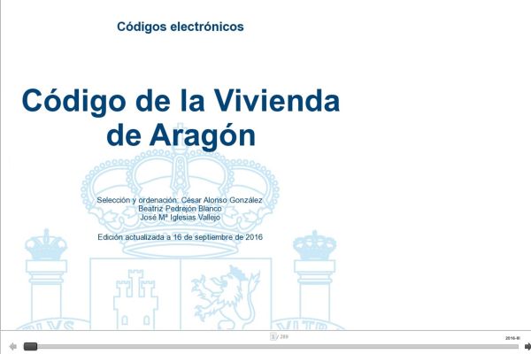 Código de la vivienda de Aragón