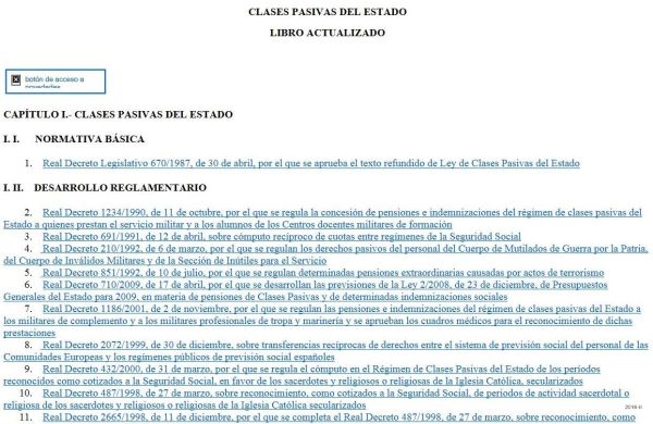 Clases pasivas