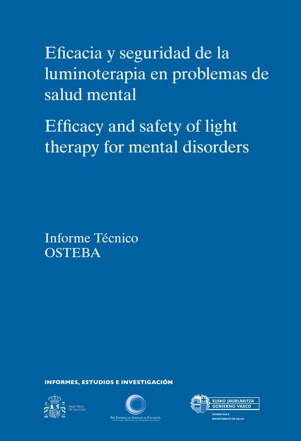 Eficacia y seguridad de la luminoterapia en problemas de salud mental