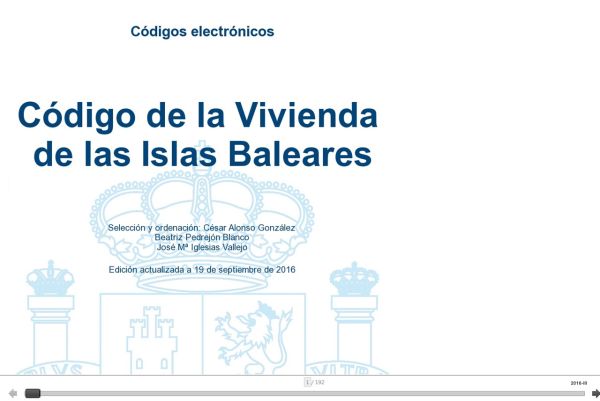 Código de la vivienda de las Islas Baleares