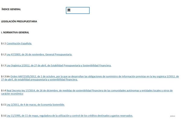 Legislación presupuestaria y contabilidad pública