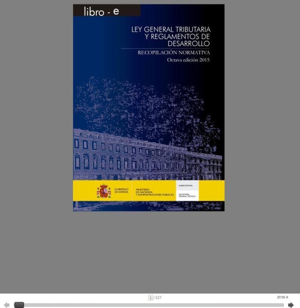Ley general tributaria y reglamentos de desarrollo