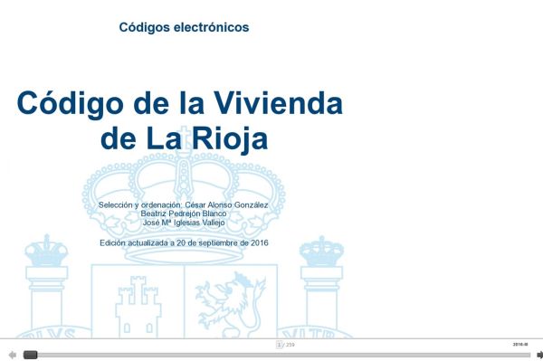Código de la vivienda de La Rioja