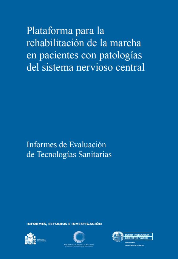 Plataforma para la rehabilitación de la marcha en pacientes con patologías del sistema nervioso central
