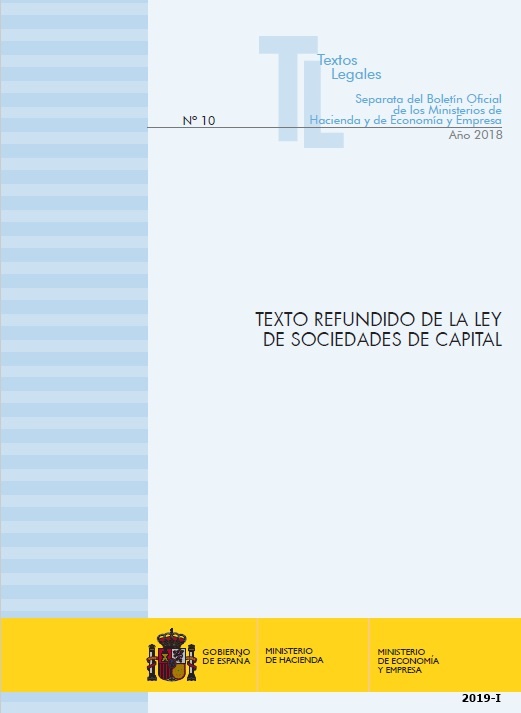 Texto refundido de la Ley de sociedades del capital
