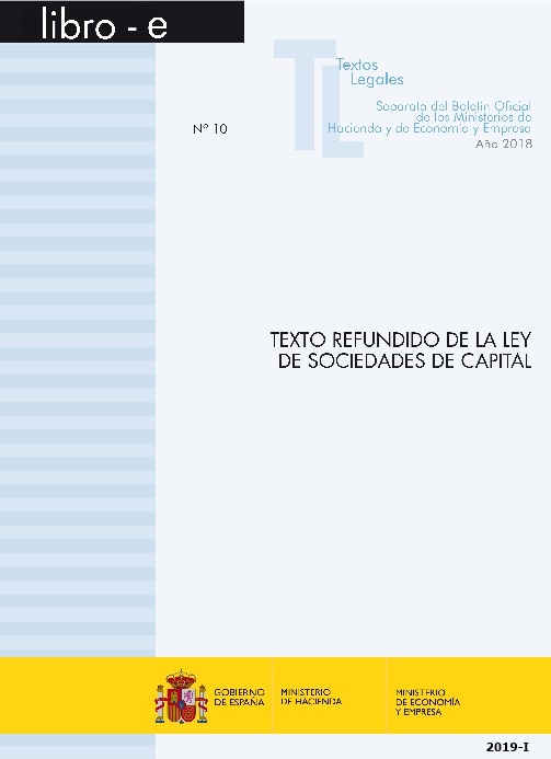 Texto refundido de la Ley de sociedades del capital