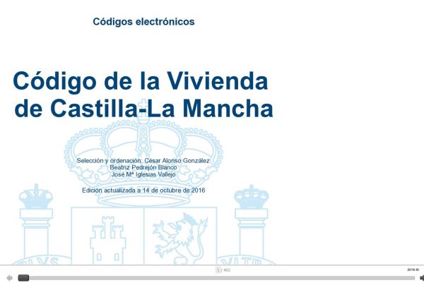 Código de la vivienda de Castilla-La Mancha