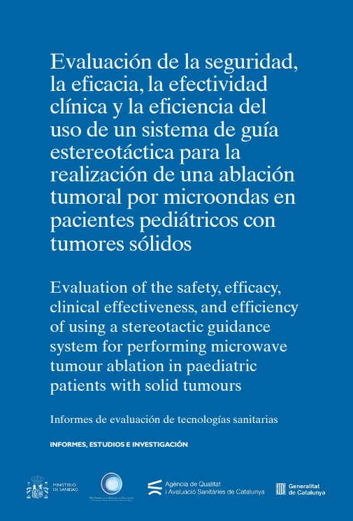 Evaluación de la seguridad, la eficacia, la efectividad clínica y la eficiencia del uso de un sistema de guía estereotáctica para la realización de una ablación tumoral por microondas en pacientes pediátricos con tumores sólidos