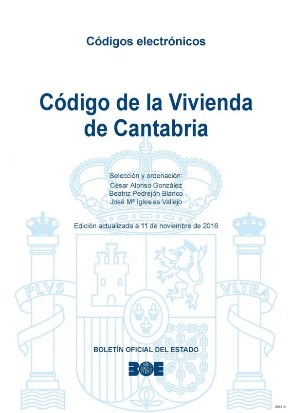 Código de la vivienda de Cantabria