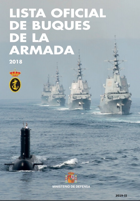 Lista oficial de buques de la Armada 2018