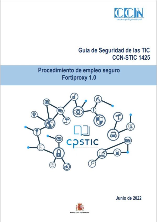 Procedimiento de empleo seguro Fortiproxy 1.0