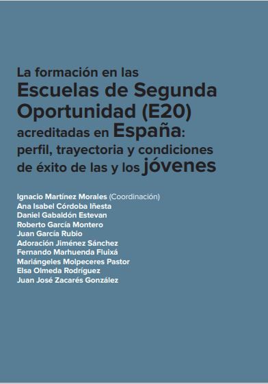 La formación en las Escuelas de Segunda Oportunidad (E2O) acreditadas en España