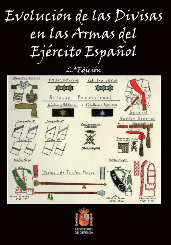 Evolución de las divisas en las armas del ejército español