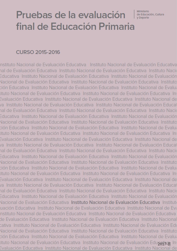 Pruebas de evaluación final de Educación Primaria