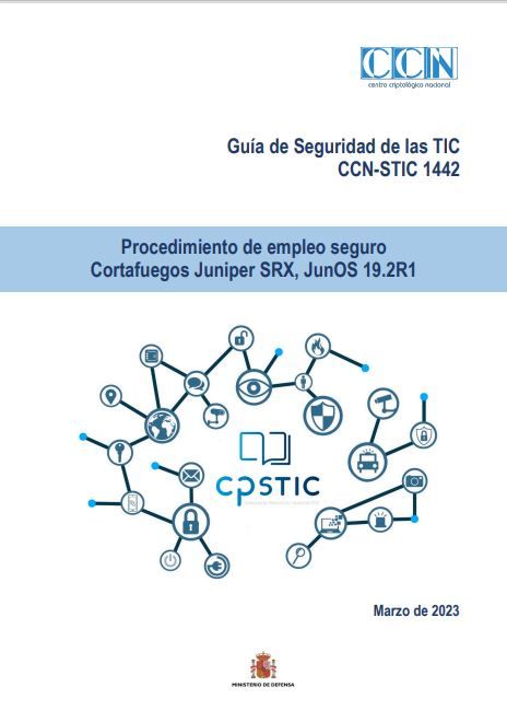 Procedimiento de empleo seguro Cortafuegos Juniper SRX, JunOS 19.2R1