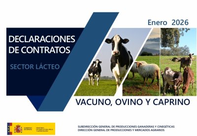 Declaraciones de Contratos en el Sector Lácteo : Vacuno, Ovino y Caprino