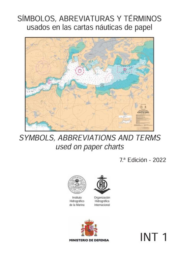 Símbolos, abreviaturas y términos usados en la cartografía naútica