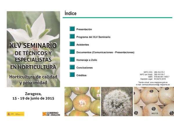 XLV Seminario de Técnicos Especialistas en Horticultura