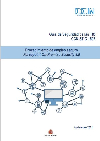 Procedimiento de empleo seguro Forcepoint On-Premise Security 8.5
