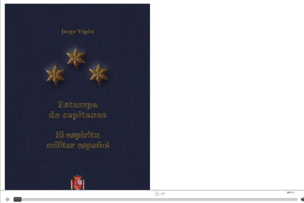 Estampa de capitanes. El espíritu militar español